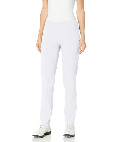 Womens Golf Apparel - Women's Regular Pull-On Straight-Leg Pant with Pockets (White,16) $28.26 Pants