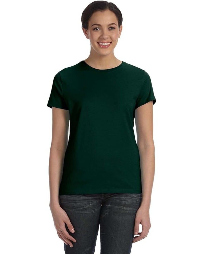 Ladies Nano-TCotton V-Neck T-Shirt, Lt Blue Deep Forest $7.78 Activewear