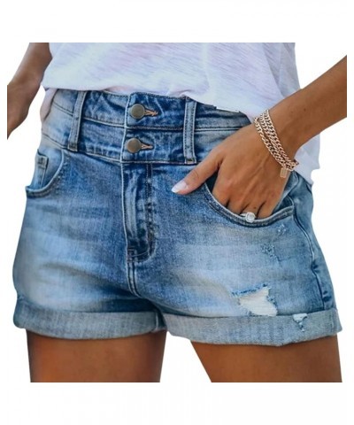 Women Mid Rise Denim Distressed Short… Qt885-2 $13.02 Jeans