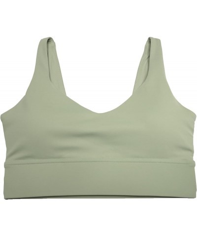 Coastal Activewear Inline Sports Bras for Women, Bra Workout Crop Top Medium to High Support, Moisture Wicking Bra Green $18....