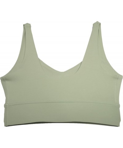 Coastal Activewear Inline Sports Bras for Women, Bra Workout Crop Top Medium to High Support, Moisture Wicking Bra Green $18....