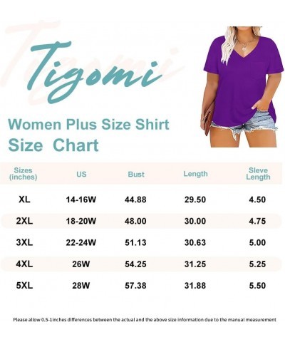 Plus Size Tops for Women Short Sleeve Color Block Raglan Sexy V Neck Shirts Tunic Spring Summer XL-5XL 14W-28W 1_ Zis _ Pk $9...