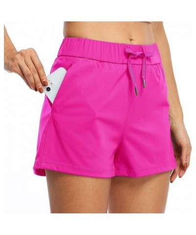 Women's Shorts Hiking Athletic Shorts Yoga Lounge Active Workout Running Shorts Comfy Casual with Pockets 2.5 Rose $12.47 Act...