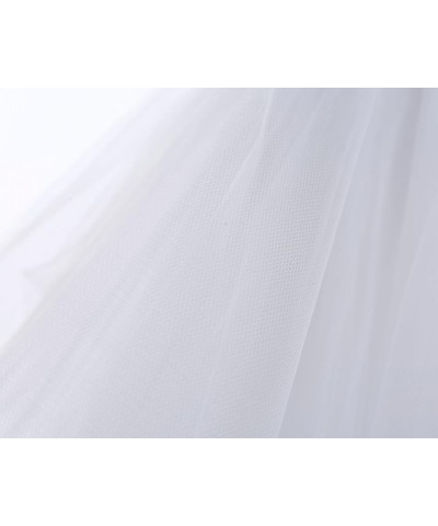 Women's Short Vintage Ballet Bubble Puffy Tutu Petticoat Skirt White $15.38 Skirts