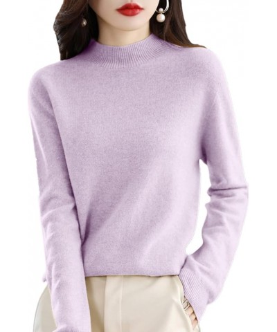 Womens Sweaters, Cashmere Sweaters for Women, 100% Cashmere Long Sleeve Crew Neck Soft Warm Pullover Knit Jumpers B01-pink $1...