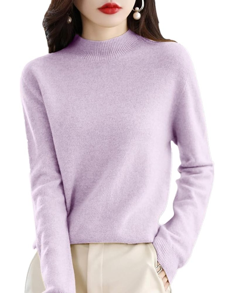 Womens Sweaters, Cashmere Sweaters for Women, 100% Cashmere Long Sleeve Crew Neck Soft Warm Pullover Knit Jumpers B01-pink $1...