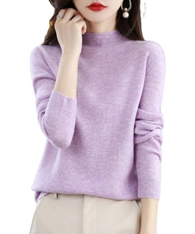 Womens Sweaters, Cashmere Sweaters for Women, 100% Cashmere Long Sleeve Crew Neck Soft Warm Pullover Knit Jumpers B01-pink $1...