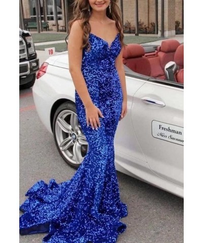 Sequin Prom Dresses 2023 Mermaid Homecoming Dress High Split Formal Party Evening Gowns for Women 3style-dark Green $32.57 Dr...