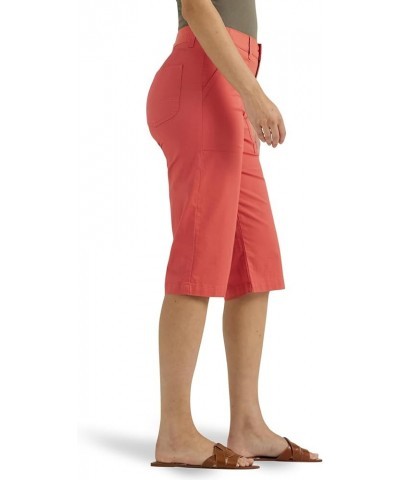 Women's Ultra Lux Comfort with Flex-to-go Utility Skimmer Capri Pant Poppy $25.14 Pants