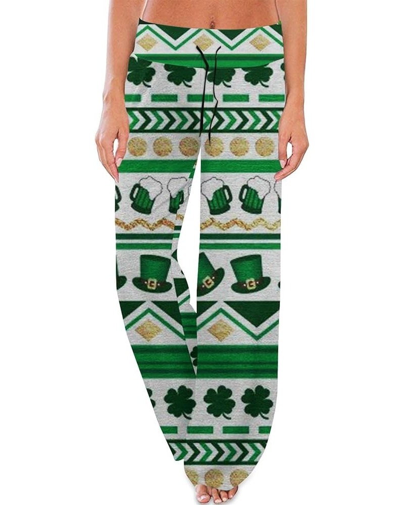 Saint Patricks Day Outfit Women Shamrock High Waist Workout Fashion Bottoms Trousers Lucky Cute Funny Pants F-camouflage $7.6...