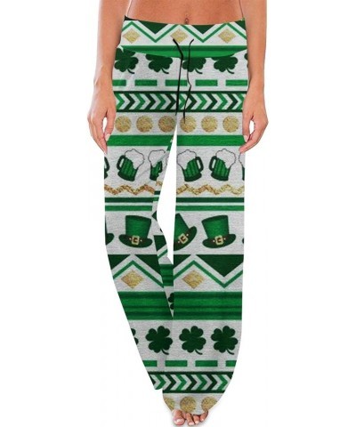 Saint Patricks Day Outfit Women Shamrock High Waist Workout Fashion Bottoms Trousers Lucky Cute Funny Pants F-camouflage $7.6...