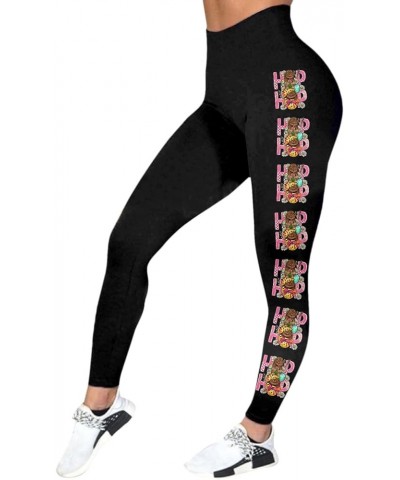 Mardi Gras Leggings for Women Purple Color Block Graphy High Waisted Stretchy Carnival Print Festival Party Yoga Pants Z51-pi...