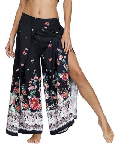 Women's Gaucho Yoga Pants Palazzo Boho Bohemian Hippie Dance Workout Harem Wide Leg A-patterned1 H $11.34 Pants