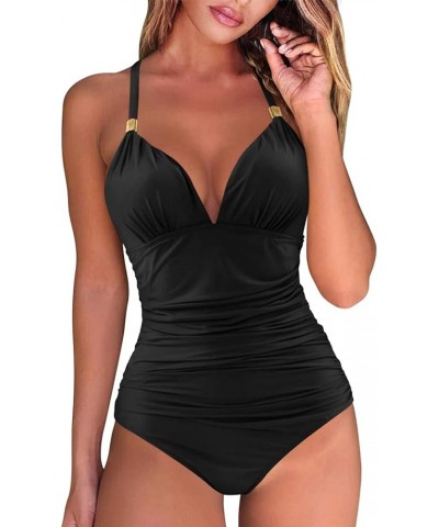 One Piece Bathing Suit for Women Fashion 2023 Slimming Swimsuit Tummy Control Athletic Monokinis Swimwear for Women Nfgdjsssb...