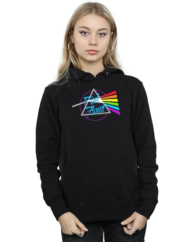 Women's Neon Darkside Hoodie Black $26.45 Hoodies & Sweatshirts