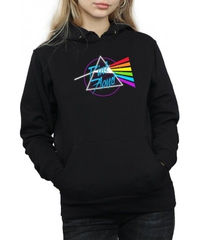 Women's Neon Darkside Hoodie Black $26.45 Hoodies & Sweatshirts