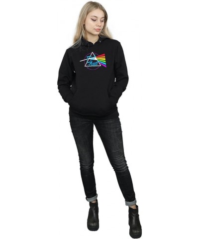 Women's Neon Darkside Hoodie Black $26.45 Hoodies & Sweatshirts