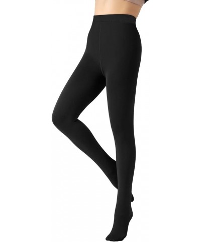 Fleece Lined Leggings for Women Thermal Leggings Pants Winter Warm Thick Tights Stretchy Seamless Z1-black $5.66 Underwear