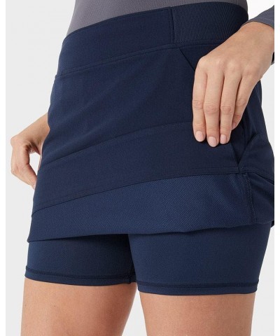 Cool Women's Stretch Woven Skort | Slip-On | Elastic Waistband | Office | Tennis | Golf Hero Navy $15.04 Skorts