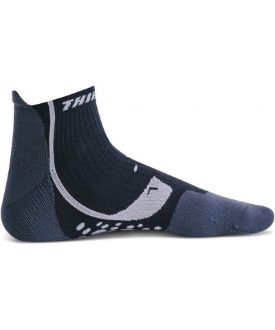 Compression Low Cut Running Socks for Men and Women | 15-20mmHg Compression Small [1 Pair] Black/Gray $14.25 Activewear