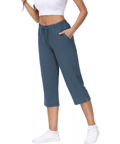 Women's Cropped Capri Pant Capri Pants - 2pack - Black and Navy $11.89 Pants