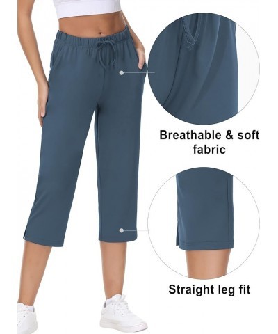 Women's Cropped Capri Pant Capri Pants - 2pack - Black and Navy $11.89 Pants