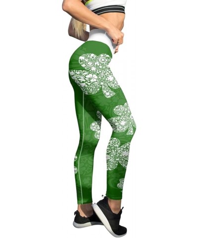 Fleece Leggings for Women Fleece Lined Winter Warm Leggings for Women Thick Thermal Velvet Tights C5 Green $8.79 Tops