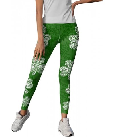 Fleece Leggings for Women Fleece Lined Winter Warm Leggings for Women Thick Thermal Velvet Tights C5 Green $8.79 Tops