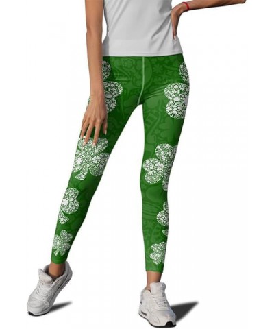 Fleece Leggings for Women Fleece Lined Winter Warm Leggings for Women Thick Thermal Velvet Tights C5 Green $8.79 Tops