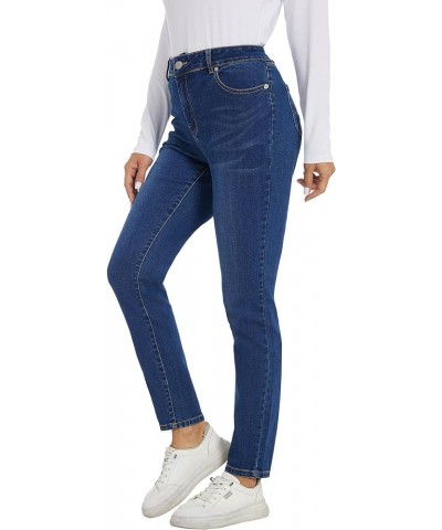 Jeans for Women High Waist, Skinny Stretchy Jeans Slim Fit Leg Pants with Pockets Tummy Control Butt Lift 676-dark Blue $19.7...