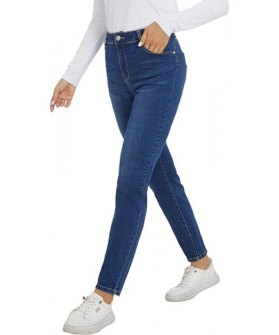 Jeans for Women High Waist, Skinny Stretchy Jeans Slim Fit Leg Pants with Pockets Tummy Control Butt Lift 676-dark Blue $19.7...