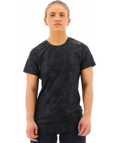 Women's Airtec Performance Short Sleeve Sport Tee X-Large Black Camo $20.80 Activewear