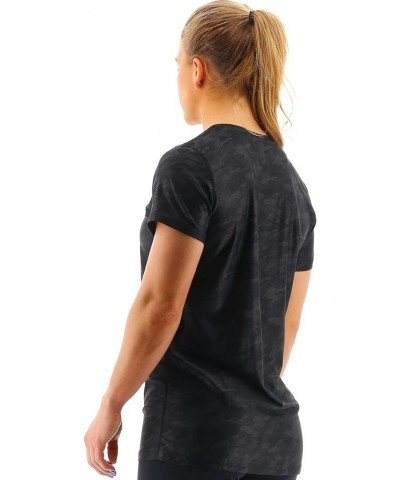 Women's Airtec Performance Short Sleeve Sport Tee X-Large Black Camo $20.80 Activewear