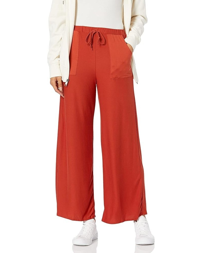 Women's Pull-on Leisure Pants Rust $12.27 Pants