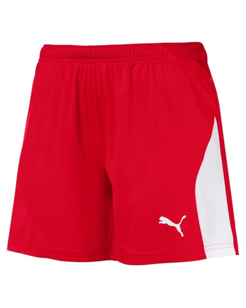 Women's Teamliga Shorts Red & White $15.05 Activewear