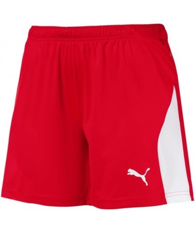 Women's Teamliga Shorts Red & White $15.05 Activewear