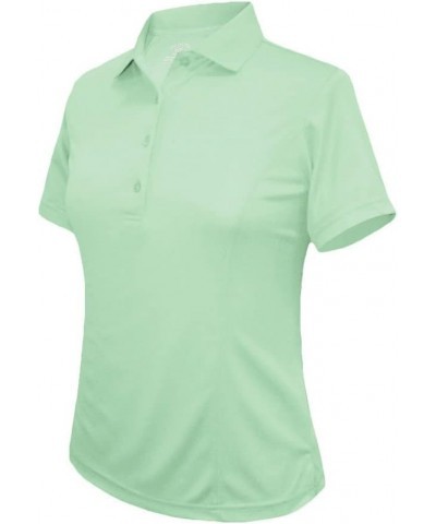 Women's Medium Weight Pique Solid Polo Shirt 2360 Fairest Jade $9.05 Shirts