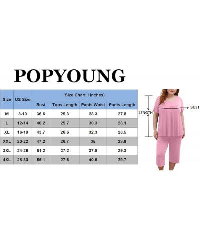 Women's Summer Casual 2 Piece Pajama Sets,Ladies Pjs Sets with Pockets Lounge Sleepwear Wine Red $13.60 Sleep & Lounge