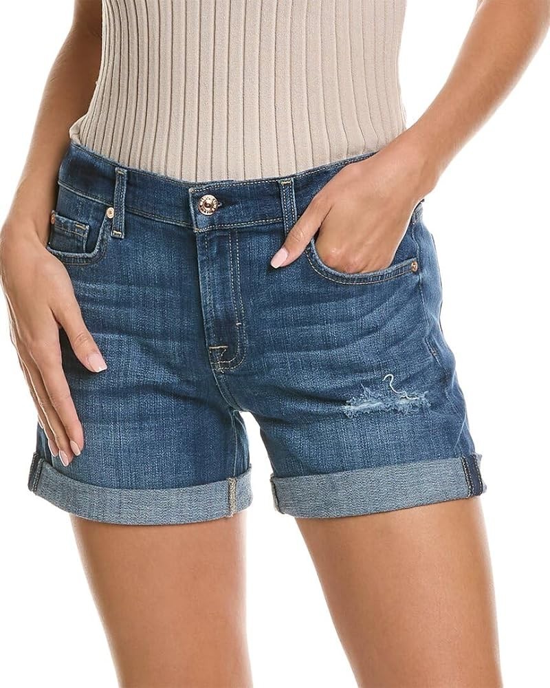 Women's Relaxed Mid Roll in Broken Twill Vanity Short Broken Twill Vanity 4 $49.81 Shorts