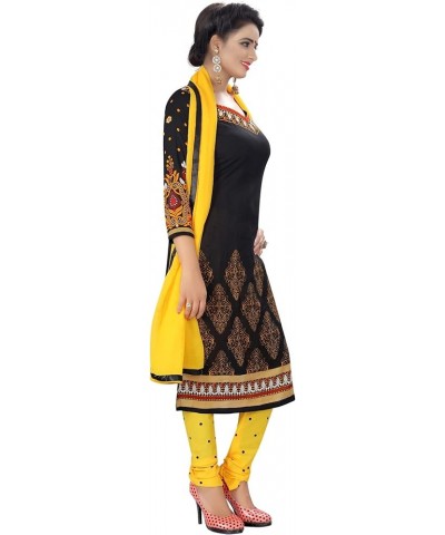 Indian Panjabi Style Patiala Salwar Suit of Crepe Fabric with Printed Dupatta for Women & Girls Grey-2 $24.29 Dresses