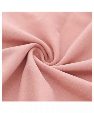 Ruffle Sleeve Cocktail Dresses for Wedding Guest Fit and Flare Tea Length Party Dress Blush $19.36 Dresses